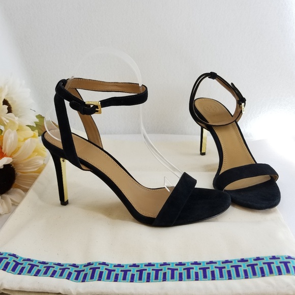 Tory Burch Shoes - NIB TORY BURCH Elena Black Kid Suede Heels Sz 7.5M